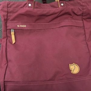 Beautiful dark red book bag